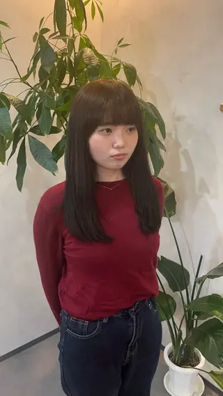 ロング 堀井 政輝のヘアスタイル