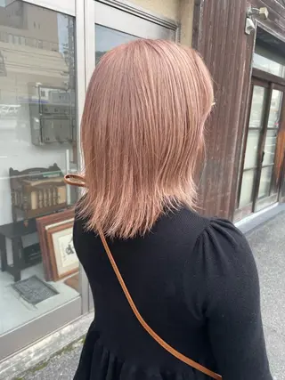 ミディアム カラー ｺﾃﾏｷﾊﾟｰﾏ/ ayaka☁️のヘアスタイル