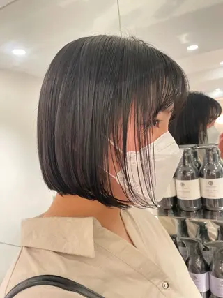 ショート 🪞透け感&韓国ヘア 🪞honokaのヘアスタイル