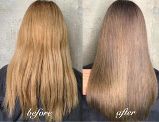 ロング あゆな\メンズカット \髪質改善のヘアスタイル