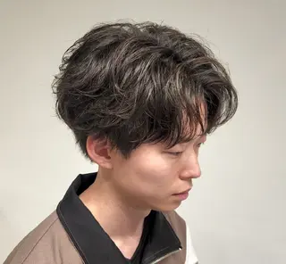 ショート パーマ メンズ 【イケメン風パーマ】 SHOFYのヘアスタイル