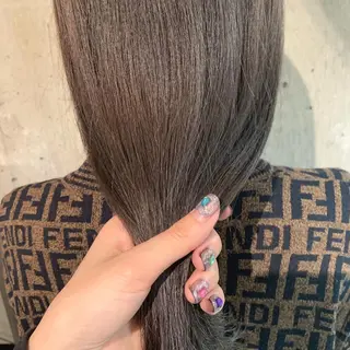 ロング kiyono ⭐︎ダブルカラーのヘアスタイル