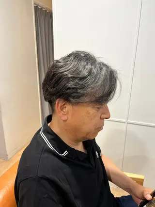 ショート パーマ メンズ 金山/カットモデル 募集中/村井七海のヘアスタイル