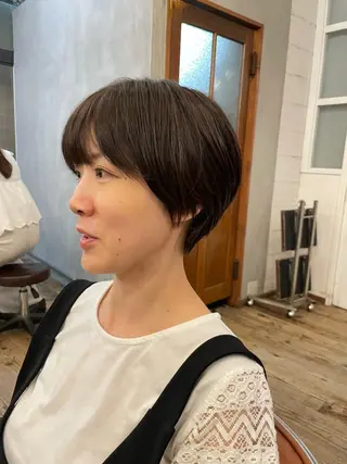 ショート 🍁ボブパーマ.レイ ヤーボブ🍁陸来のヘアスタイル