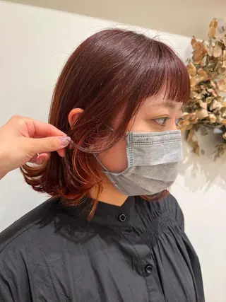 ショート カラー 似合わせ/くびれヘア /Momoka💞のヘアスタイル