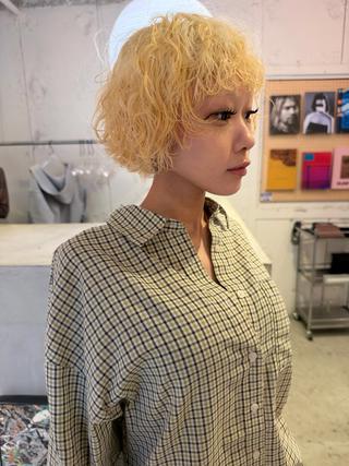 ショート パーマ 村上雅人 ナチュラルモードのヘアスタイル