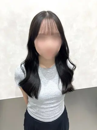 ロング カラー 💖ブリーチなし透明 感💖ASAHIのヘアスタイル