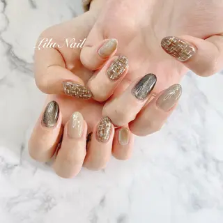 ネイル モチの良さ◉ フィルインネイル♡のネイルデザイン