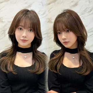 セミロング カラー ともき《ショート・ ボブ✨》銀座🦋のヘアスタイル