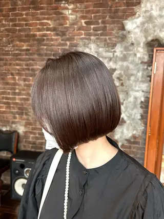 ショート カラー 韓国レイヤー✨ yasuko銀座のヘアスタイル