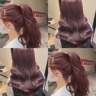 セミロング カラー ブリーチなしカラー kana🐱のヘアスタイル