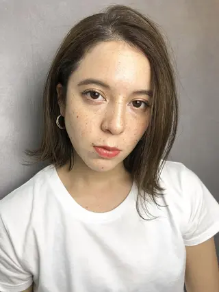 ミディアム 一ノ瀬 暁のヘアスタイル
