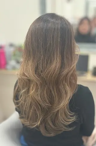 セミロング カラー Rihito ｜AsK豊中のヘアスタイル