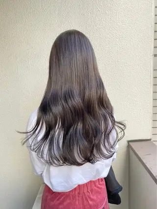 ロング カラー ヘアアレンジ 💖似合わせカラー ブリーチ💖レイヤーのヘアスタイル