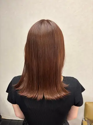 ミディアム カラー 暖色カラー/アレンジ 🌺URUHA🌺のヘアスタイル