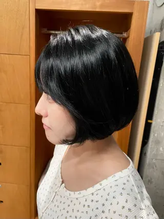 ショート chisato☁️ カットカラーモデルのヘアスタイル