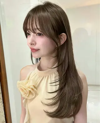 ロング ヘアアレンジ 髪質改善/透明感 カラー/吉田光佑のヘアスタイル