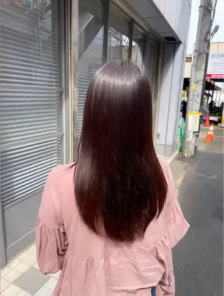 ロング 🌷【暖色艶カラー】 shiori🌷のヘアスタイル