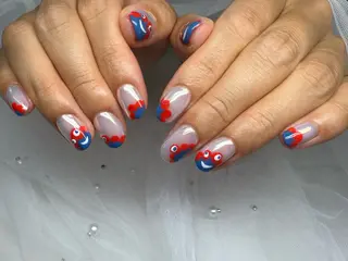 ネイル joieange浜元 心斎橋店Nail🦋のネイルデザイン