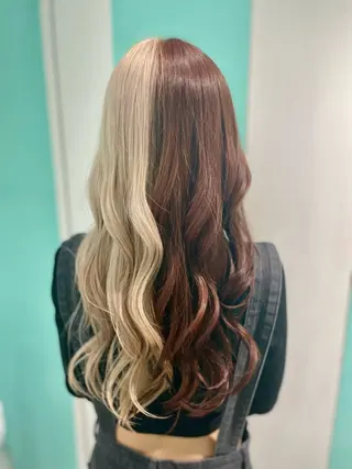ロング 原 千景のヘアスタイル
