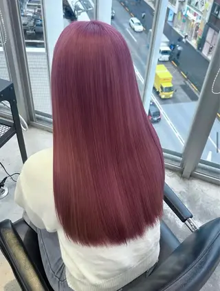 ロング カラー ヘアアレンジ 🎀ブリーチ×艶髪 🎀 ♡さや♡のヘアスタイル