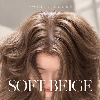 ロング たなか れいや 縮毛×透明感カラーのヘアスタイル