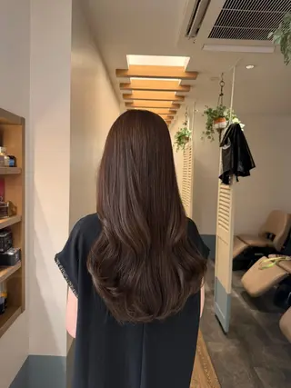 セミロング FUJIIKANON /透明感カラーのヘアスタイル