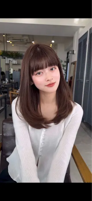 ミディアム 🤎レイヤー艶カラー /AYAME🤎のヘアスタイル