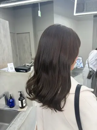 セミロング kurune chikaのヘアスタイル