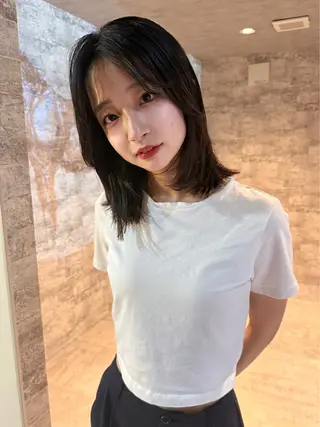 ミディアム カラー ヘアアレンジ mai / linoah˚✧のヘアスタイル