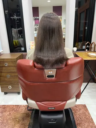 セミロング 藤田 竜成のヘアスタイル