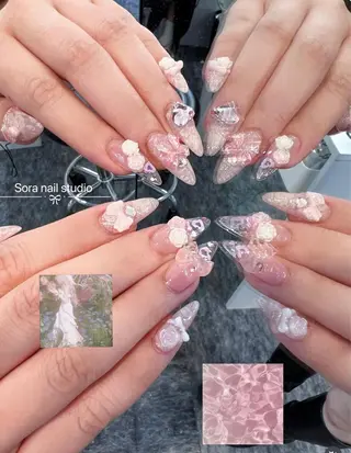 ネイル Sora  Nail 長さ出し専門店のネイルデザイン