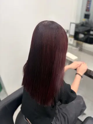 カラー girlな暖色ヘア 🪽🫧ハルナ🎀のヘアスタイル