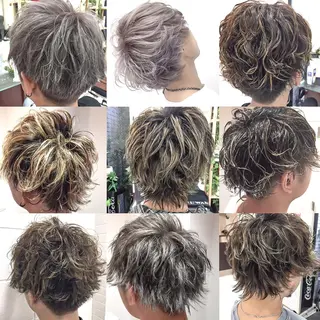 ショート カラー メンズ 看板犬がお出迎え◎ 初めてでも安心◎のヘアスタイル