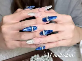 ネイル M🌷nail 長さだし専門店のネイルデザイン