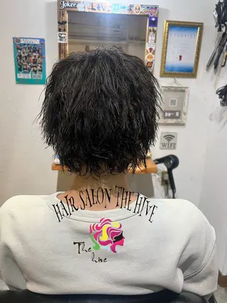 ショート パーマ Hair salon The hiveのヘアスタイル