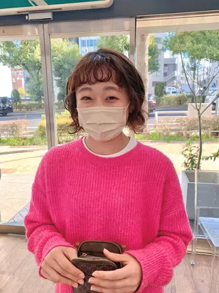 ショート パーマ aoi /パーマ /まるみショートのヘアスタイル