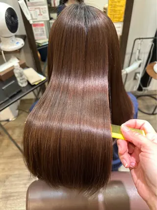 ロング 縮毛矯正専門店 Aoneエーワンのヘアスタイル