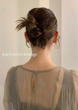 ヘアアレンジ 落合希 Olivebeigeのヘアスタイル