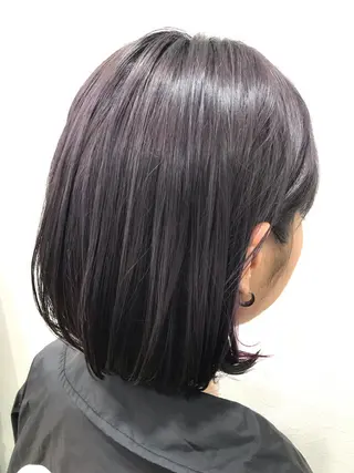 ミディアム カラー 髪質改善×METEO 店長 貞松直也のヘアスタイル