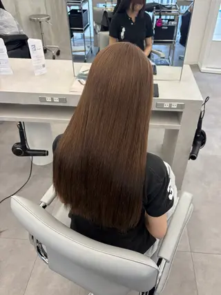 ロング カラー 🍀透明感ナチュラル カラー🍀じゅんのヘアスタイル