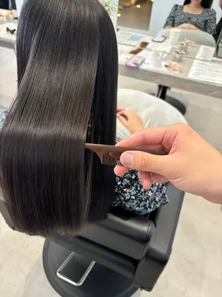 セミロング 金森 斗夢のヘアスタイル