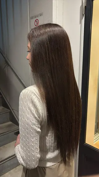 カラー anji /ハイトーン・パーマのヘアスタイル