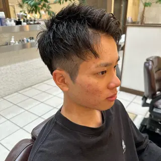 パーマ メンズ 鈴木 レナのヘアスタイル