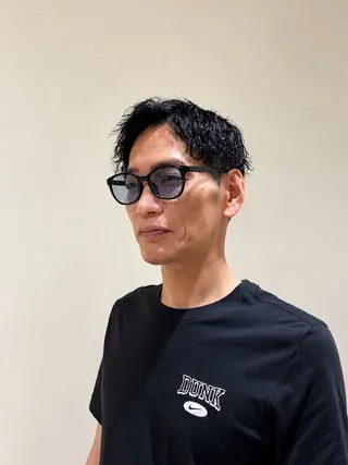 ショート パーマ メンズ 久野紗愛 【髪質改善　艶髪】のヘアスタイル