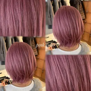 ミディアム ⭐️ダブルカラー⭐️ ｼｭﾝ⭐️のヘアスタイル