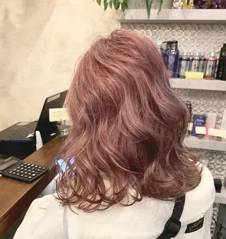ミディアム カラー クバガワ シュンのヘアスタイル