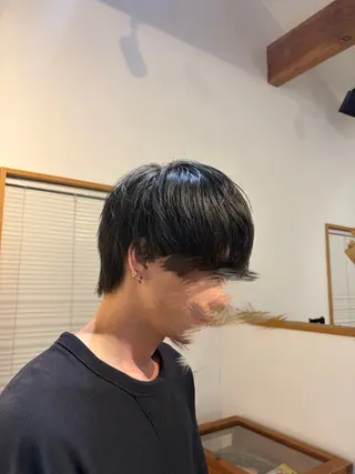 ミディアム メンズ 竹原 明美のヘアスタイル