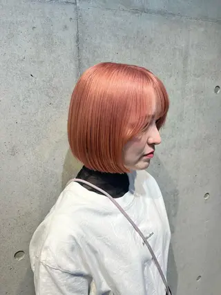 ショート カラー 赤みゼロ/透明感 カラー🌿KANTAのヘアスタイル