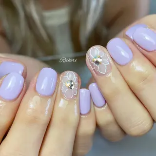 ミディアム ネイル richeri beautyのネイルデザイン